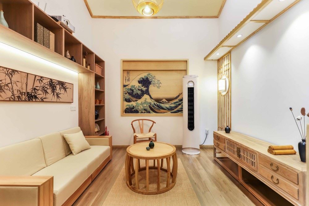 昭通装修设计腾瑞幸福里50平米复式公寓-日式风格室内家装案例效果图