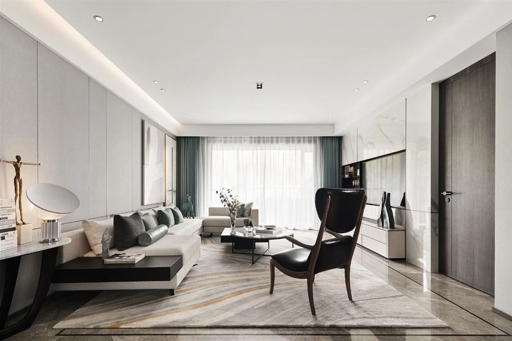 昭通室内装修美的君兰江山176平米四居-现代轻奢风格室内设计家装案例
