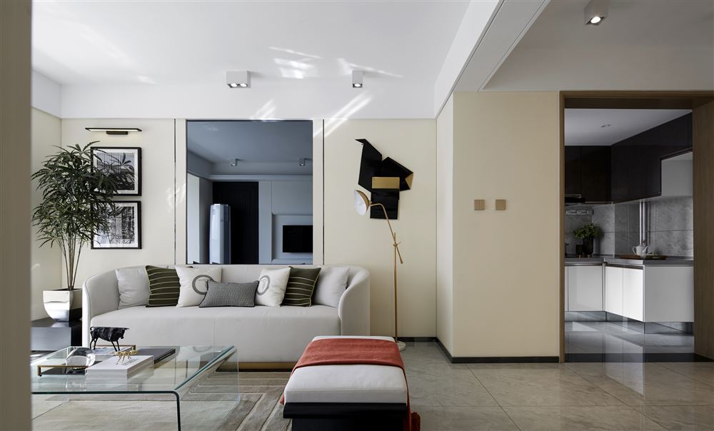 昭通装修设计世纪花源168平方米四居-现代简约风格室内家装案例效果图