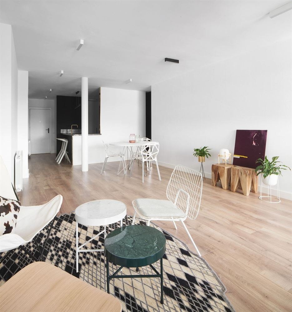 昭通装修设计君汇熙庭70平米公寓-极简风格室内家装案例效果图