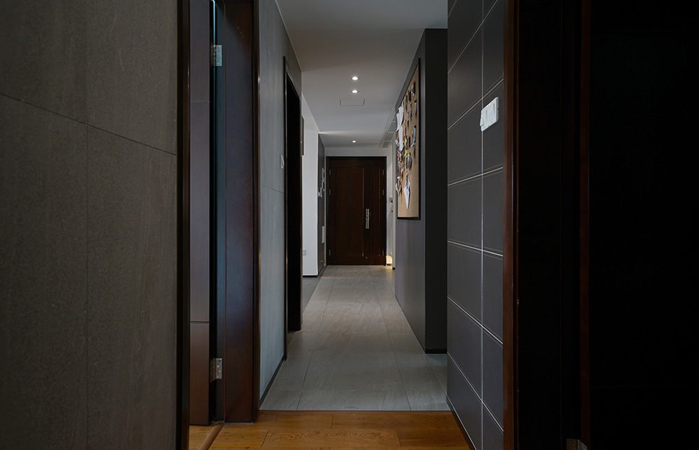 现代简约风格室内装修设计效果图-半岛的自由锦绣半岛-室内走廊装修设计