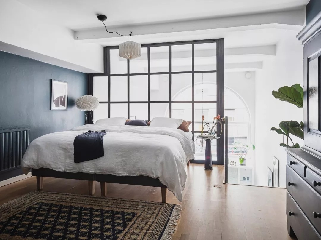 广州装修公司现代简约风格公寓装修效果图-卧室