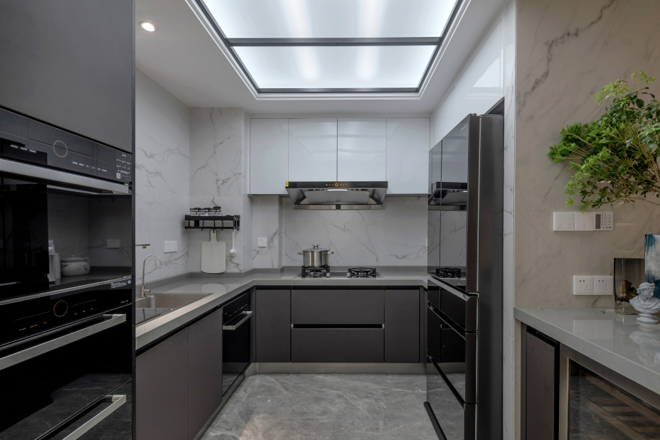新中式风格家装设计室内装修效果图-厨房