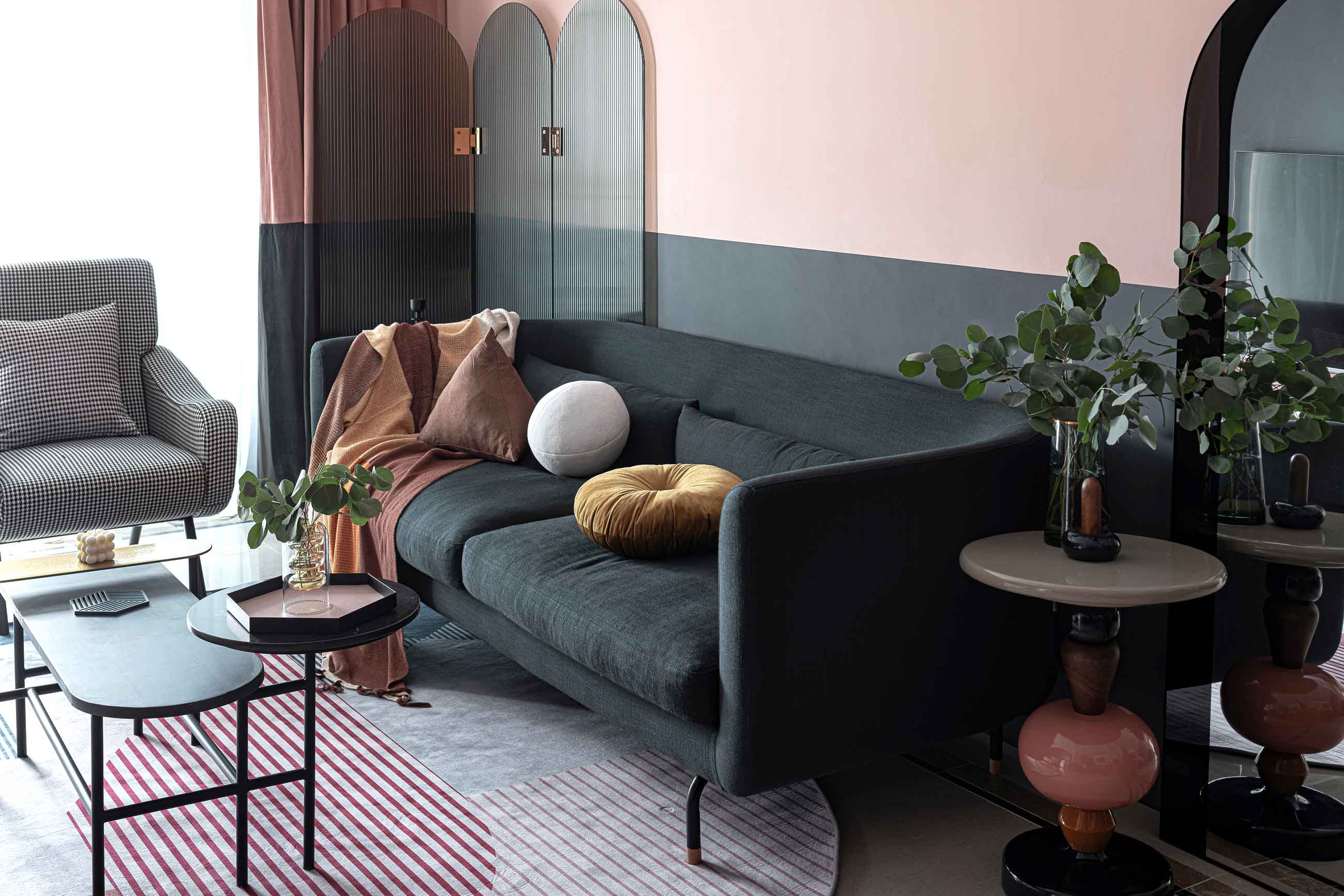 北欧风格室内家装案例效果图-客厅沙发