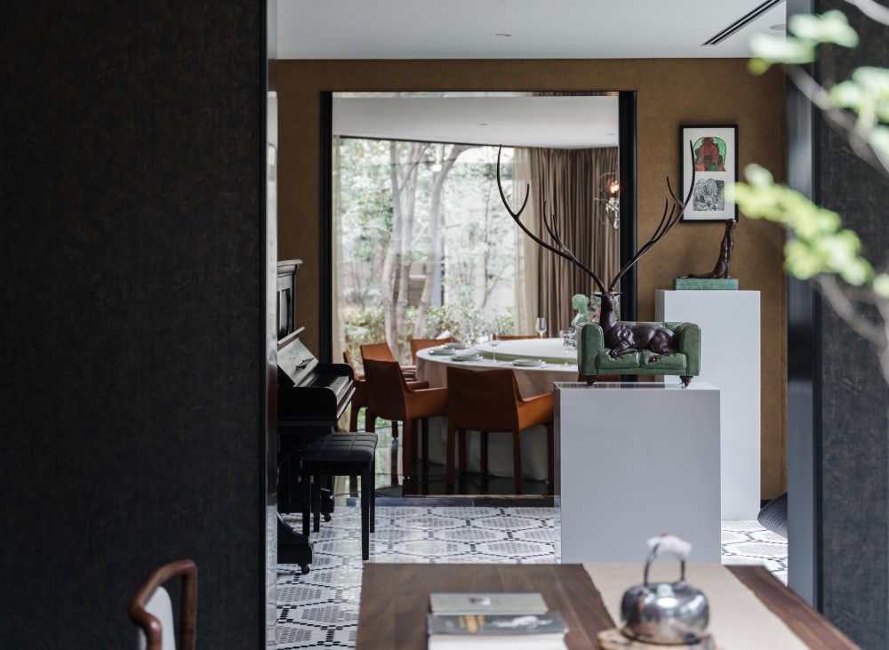 欧式古典混搭风格室内家装案例效果图-餐厅装饰