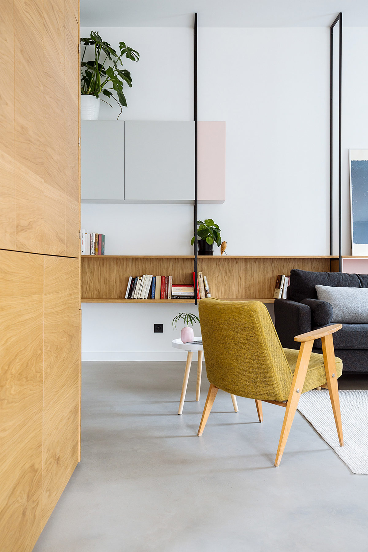 北欧风格室内家装案例效果图-客厅椅子