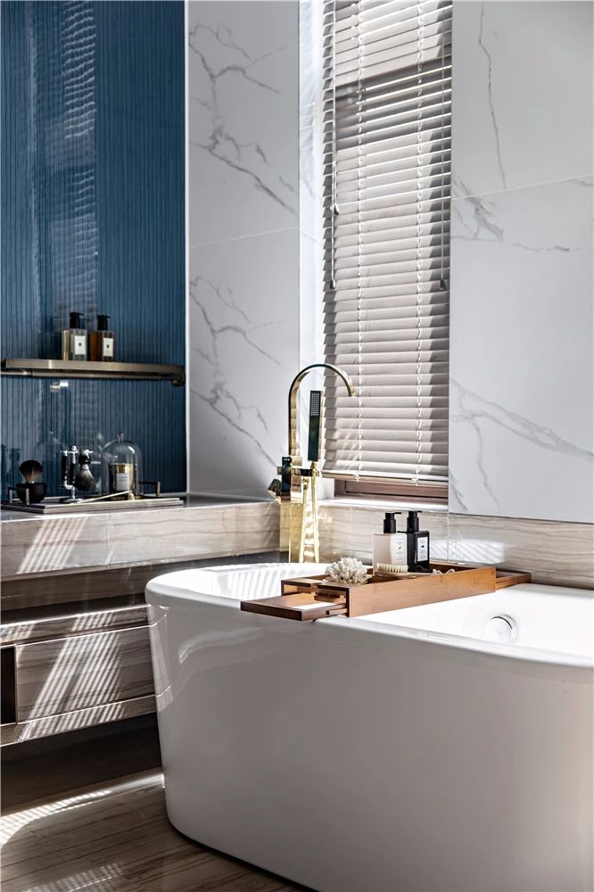 新中式风格室内设计家装案例-卫生间浴缸