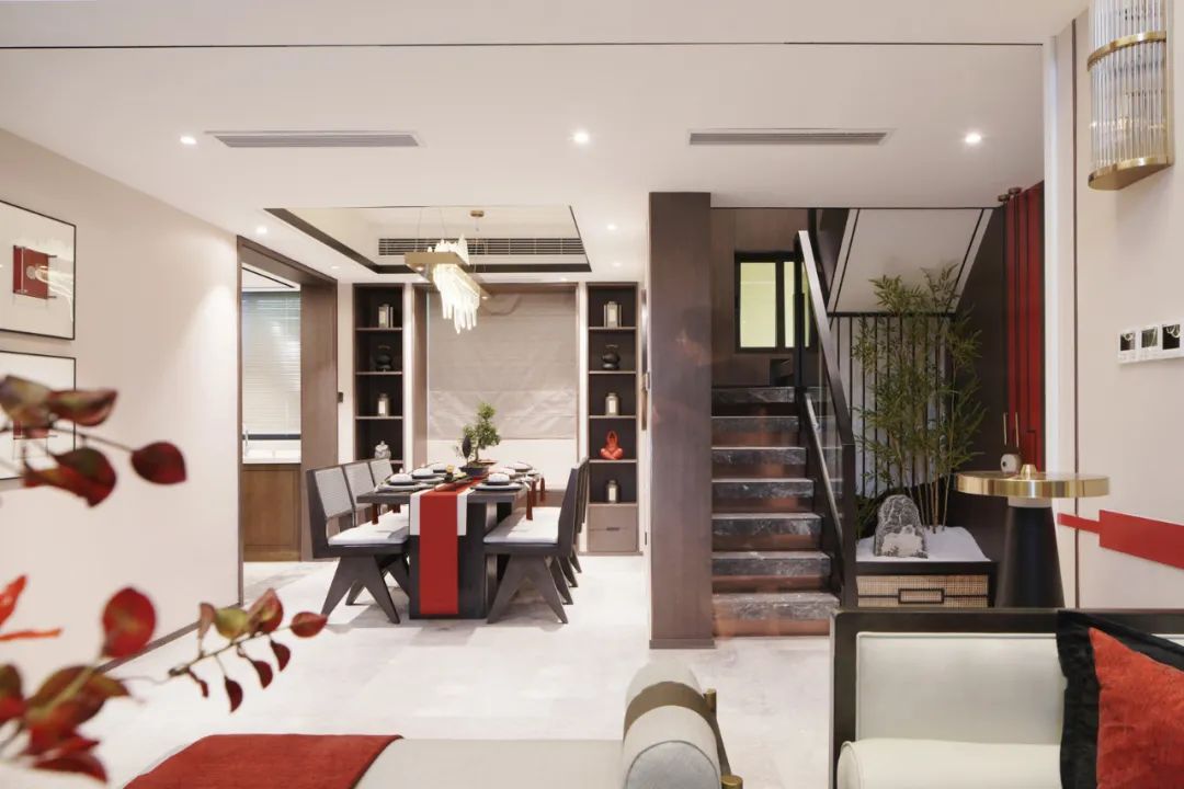 新中式风格室内设计家装案例-餐厅