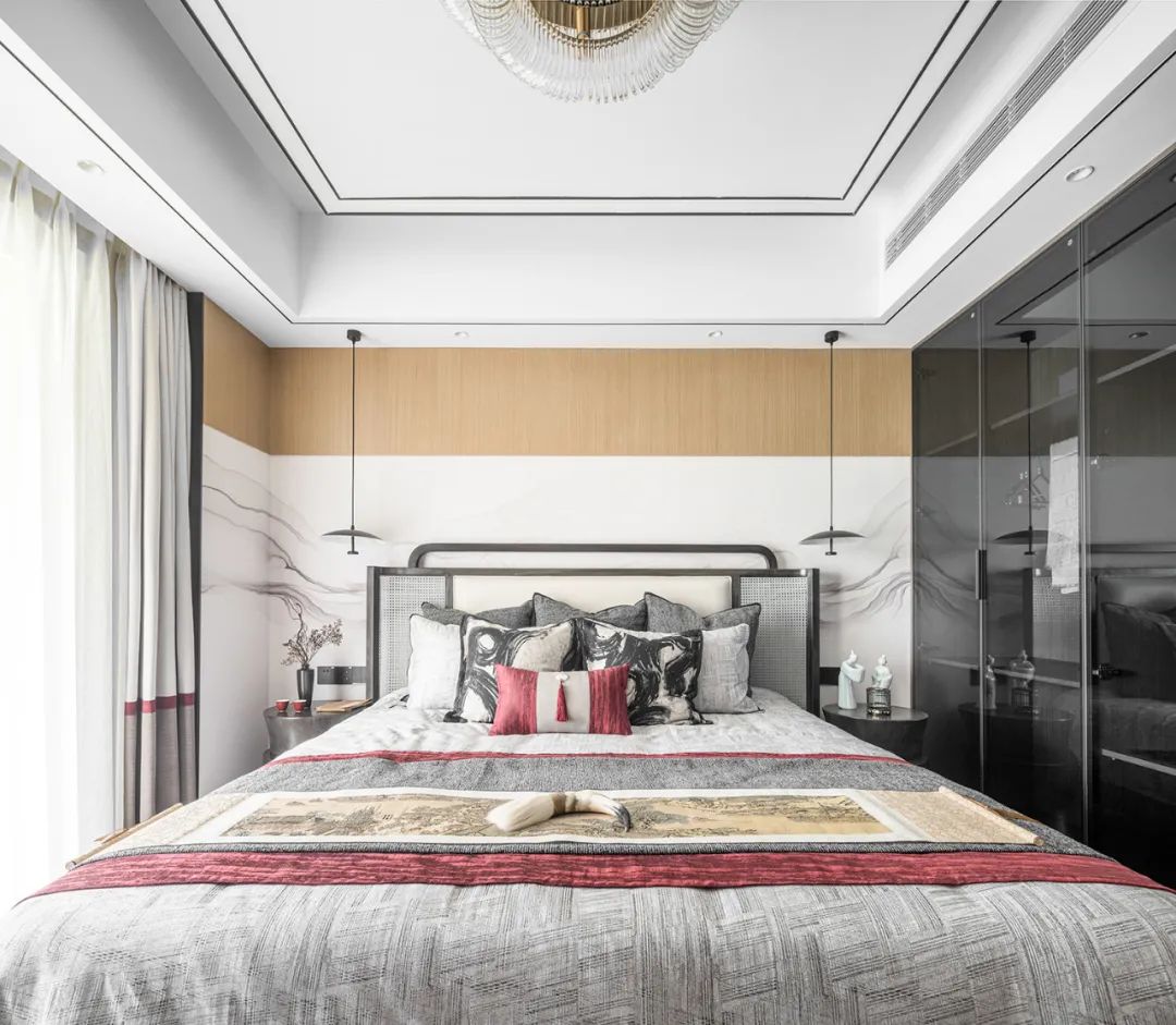 新中式风格室内设计家装案例-卧室